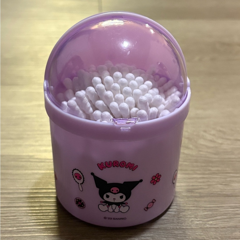 NWT Miniso Sanrio Cotton Swab Container